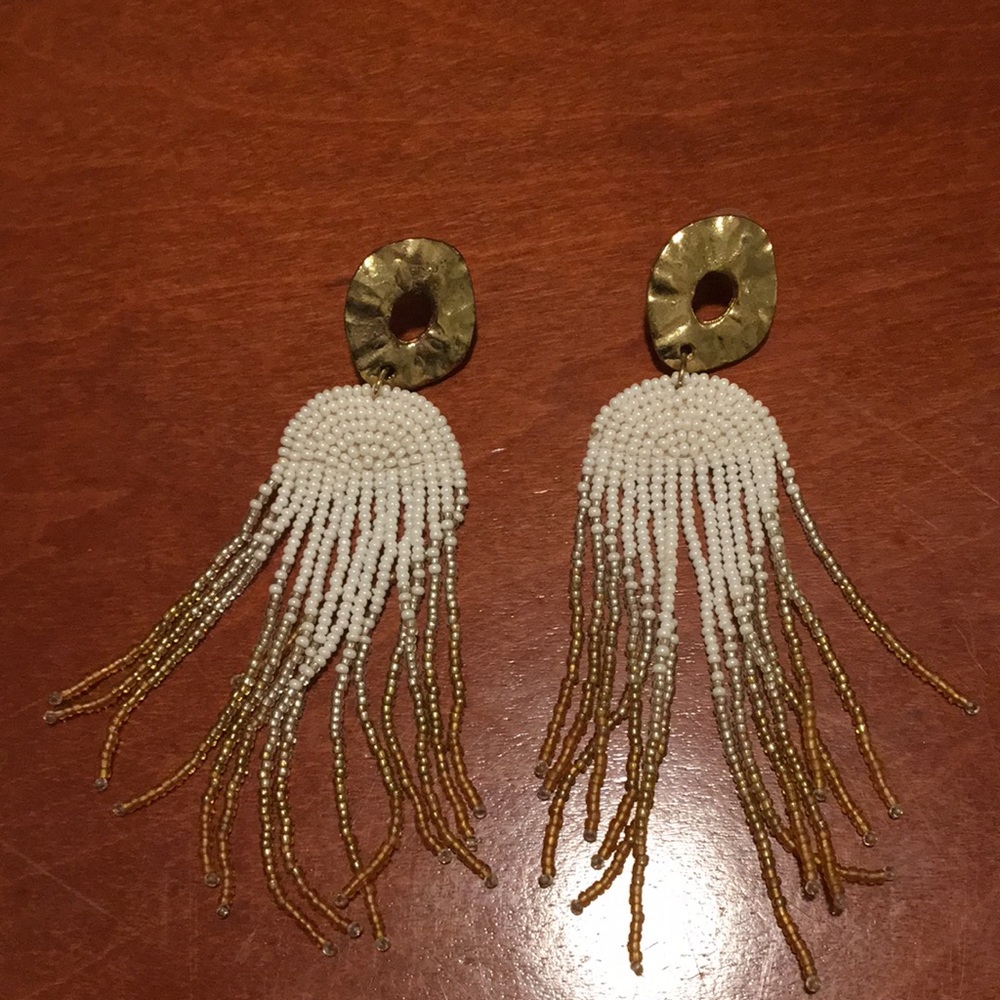 Anthropologie beaded earrings.